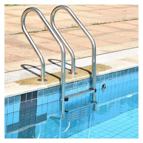 Escalera para piscina 3 escalones acero inoxidable miniatura 1