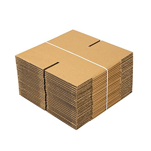 Pratt Pra0014 Recycled Corrugated Cardboard Single Wall Standard Cube Box With C Flute, 7" Length X 7" Width X 7" Height, (Pack Of 25) #TOP1