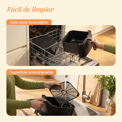 Miniatura 7 de Cosori Freidora de Aire 10,8 L Turbo Tower, Doble Cesta Vertical