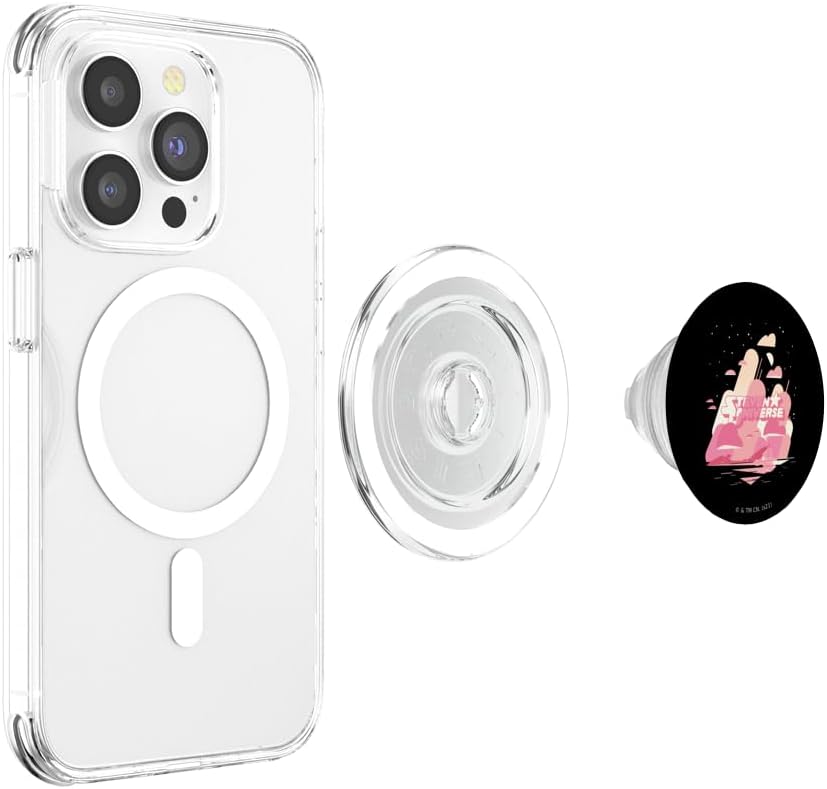 Steven Universe Pink Gem City PopSockets MagSafe PopGrip for iPhone
