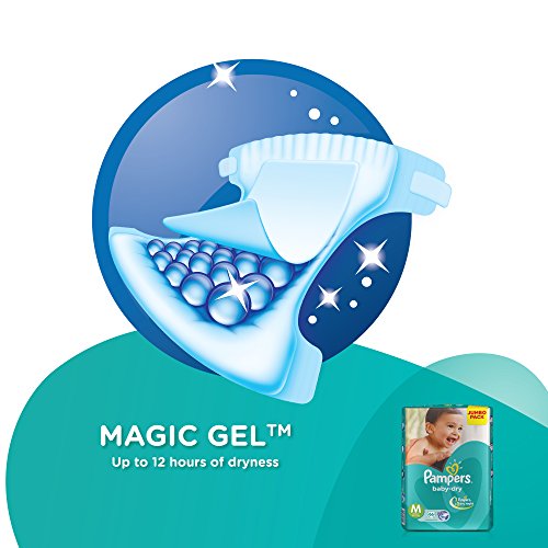 Image of Pampers All round Protection Pants, Medium size baby diapers (MD) 152 Count, Anti Rash diapers, Lotion with Aloe Vera & Pampers Taped Baby Diapers, Medium, (MD), 66 count