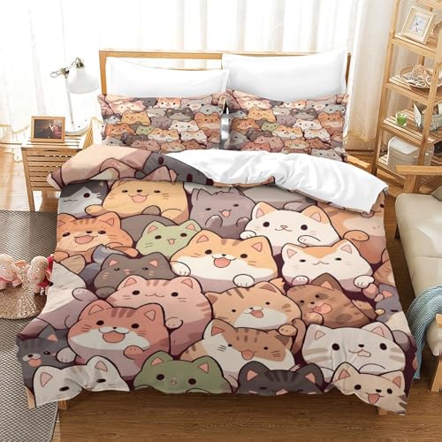 Housse de couette chat 3D pour la chambre de votre garçon