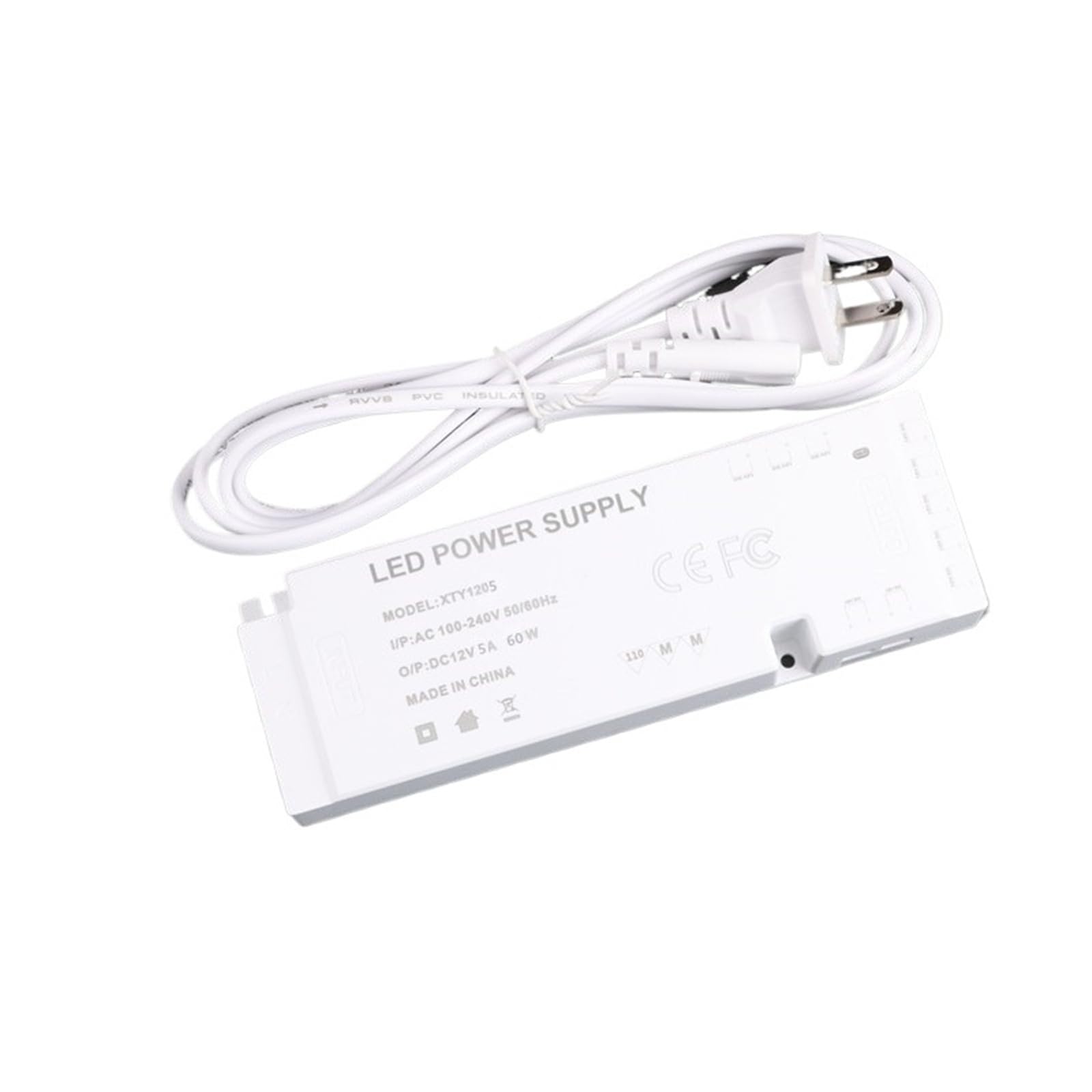 Alimentatore per illuminazione mobili | Uscita: 12V; Potenza: 24W/60W/36W; Caratteristiche: Ultra-sottile(DC12V 60W-10 output ports)