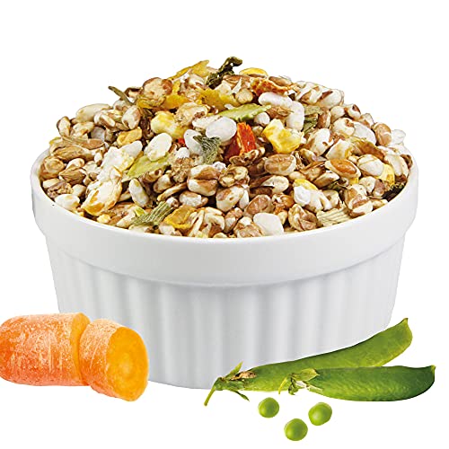 Schecker Trockenfutter für Hunde - Veggie Mix mit Getreide + Gemüse - 3 kg - Barf-Ergänzung oder zum Strecken von Nass- und Trockenfutter