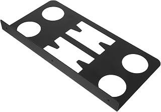 Black Wall Mounted Racket Display Rack for Paddles, Iron