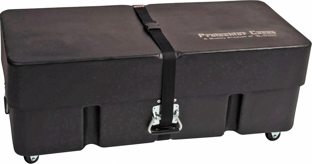 Gator Cases Protechtor Series Classic Compact Drum Hardware Accessory Case with 4 Wheels, 36" x 16" x 12" (GP-PC304W-4)