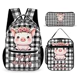 Photo Gallery homieblanket zaino con maiale per bambini, ragazze, ragazzi, scuola, 40,6 cm, motivo: maiale, zaino per la scuola, set di 1 zaino pig, zaini daypack Photo Gallery homieblanket zaino con maiale per bambini, ragazze, ragazzi, scuola, 40,6 cm, motivo: maiale, zaino per la scuola, set di 1 zaino pig, zaini daypack