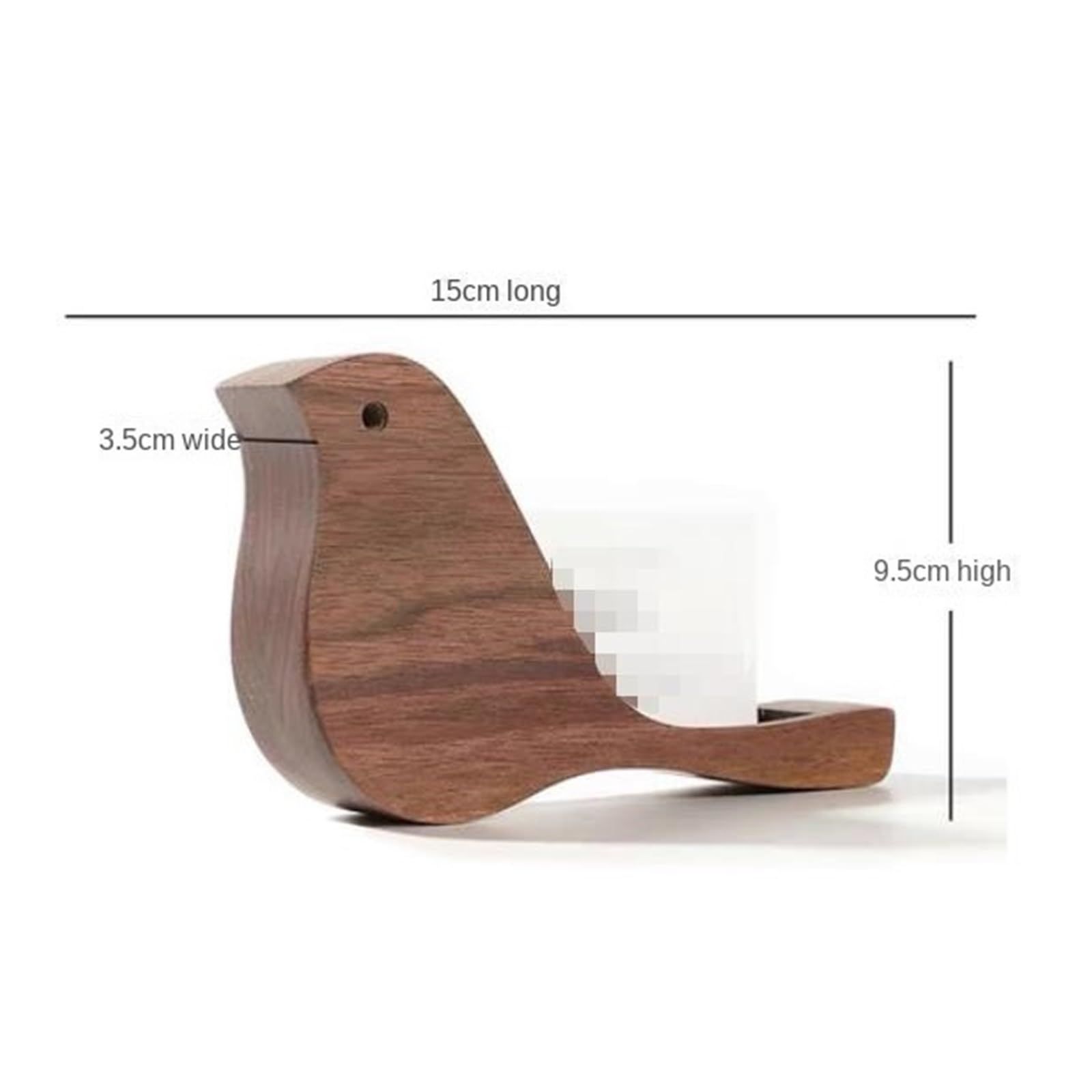 Tarjetero De Escritorio Tarjetero De Madera For Tarjetas De Visita, Soporte De Escritorio For Tarjetas De Visita, De Madera Expositor De Tarjetas De Visita(Bruin)