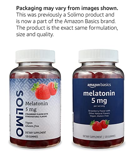Amazon Basics B07BBFFTKH Melatonin 5Mg, 120 Gummies thumb #3