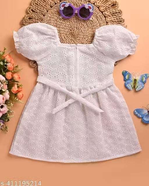 Image of Summer and all seasons girl and baby girl cotton dress |||Girl dress summer