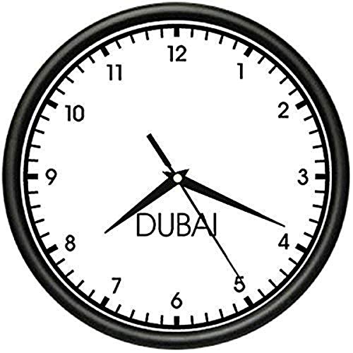 SignMission Dubai TIME Wall Clock World time Zone Clock Office Business