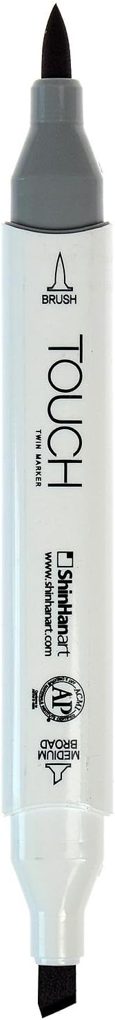 ShinHan Touch Twin Brush Markers deep Green BG52 [Pack of 3 ]