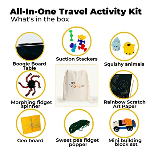 Mini Voyager Travel Activity Kit For Kids, Includes Crafts, Toys & Games Designed For Children’s Independent Play, Boys & Girls Quiet Time Sets For Road Trips, Airplanes & Hotels (4-6 Years Old)… #TOP2