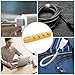 Cable Organizer Clips - Bear Pattern Wires Holder, 4 Slot Cables Manager, Silicone Build + Adhesive Backing, 9.3cm Compact Size, Soft Materials | Cord Holder for Desk Wall Charger Cable Management