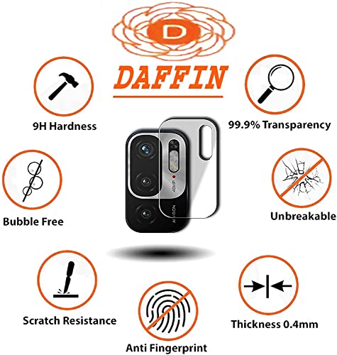 Image of DAFFIN Back Camera Lens Glass Protector Compactible for Redmi Note 10T 5G (Transparent, Pack of 2) (DFN Scrngrd48733)