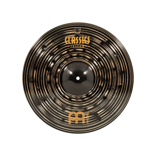 Meinl Cymbals Classics Custom Dark Plato Crash de 17 pulgadas (43,18cm) Platillos de Batería - Bronce B12, Acabado Oscuro (CC17DAC)