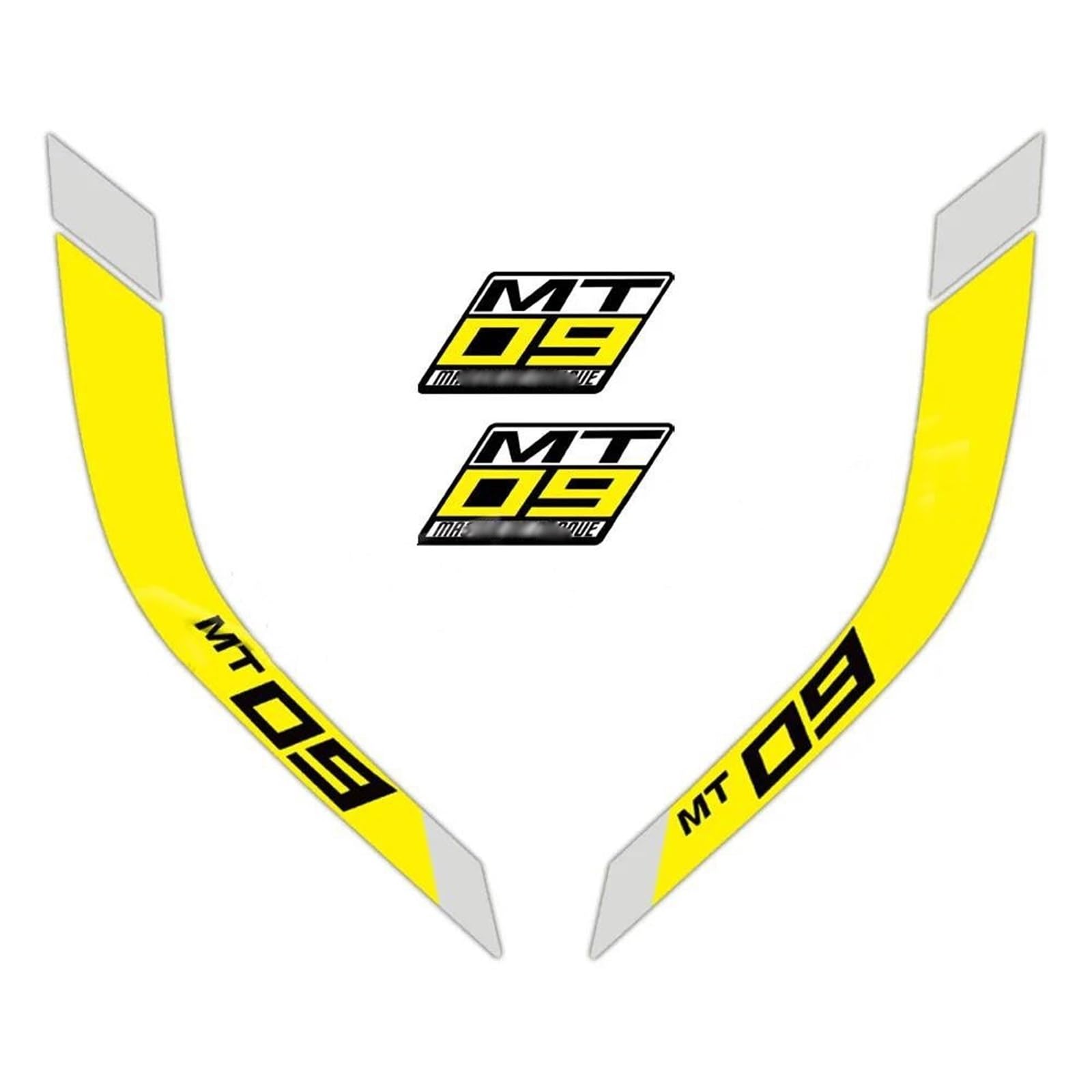 Autocollants de réservoir moto MT-09 2014-2023 étanches Grip 3M 0066