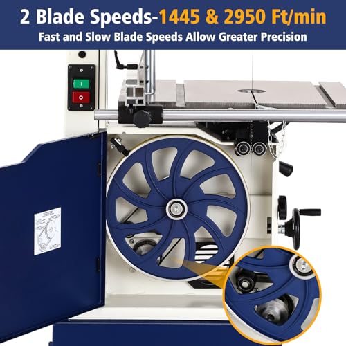 QD-KYOHO 14-Inch Dual-Speed Band Saw