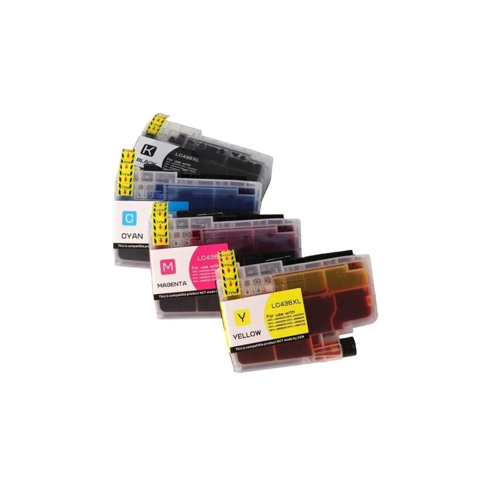 Cartucce d'inchiostro LC436 LC436XL, compatibile con Brother