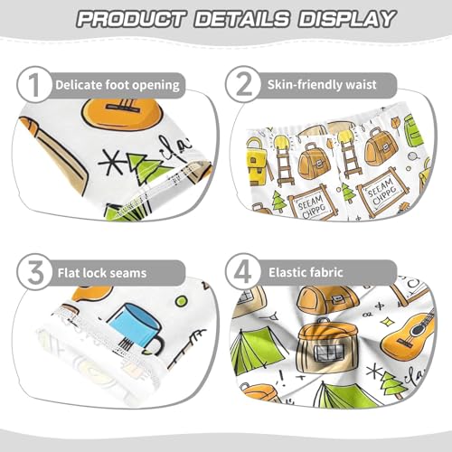 Girls' Leggings Children's Yoga Pants Skinny Printed Dance Anime Cartoon Tools Comfortable 4T2