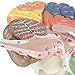 Axis Scientific Human Brain Model Anatomy with Colored and Numbered Regions, 2-Part Human Brain Model Disassembled – Includes Base, Detailed Product Manual