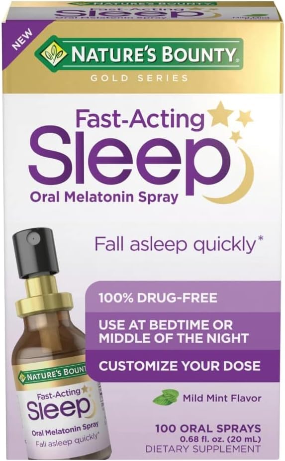 Nature’s Bounty Fast Acting Sleep Spray with Melatonin