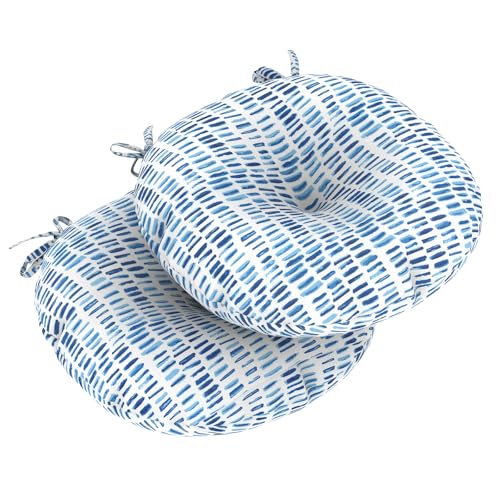 LVTXIII Outdoor Seat Cushions Patio Chair Pads with Ties, Round Bistro Chair Cushions for Home Office and Patio Garden Furniture Decoration 15