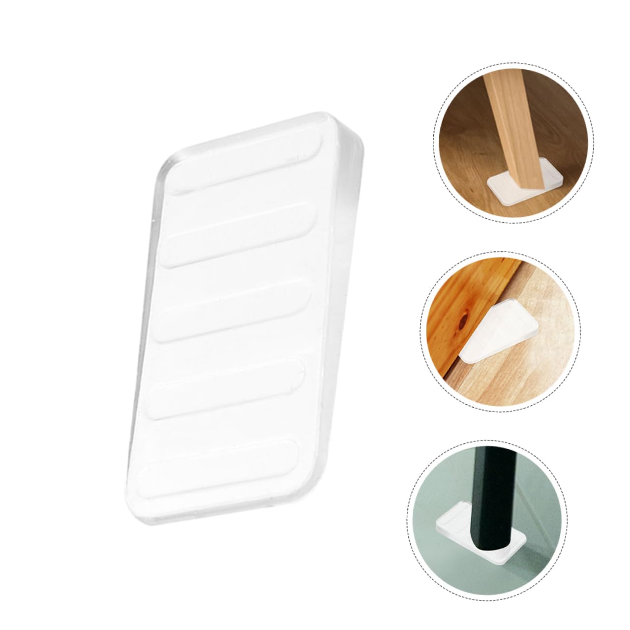 SHINEOFI 5 Series Cuñas De Nivelación De Plástico Transparentes Muebles De Ajustables Y Prácticas Nivelar Mesas Y Muebles 8 Piezas X 5