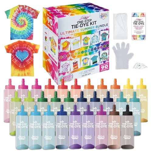 Tulip One-Step Tie Dye Ultimate Summer Bundle, Classroom Pack, Ti...