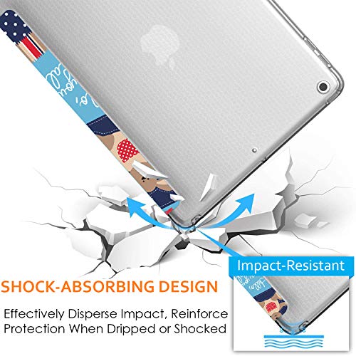 Image of DuraSafe Cases for Old Model iPad 3rd Gen 9.7 inch 2012 TPU Case A1416 A1430 A1403 MC705HN /A MD328HN /A MD333HN /A MD336HN /A MC706HN /A MD329HN /A MD334HN /A MD337HN /A MD419HN /A MD416HN /A Cartoon Puppy Friend