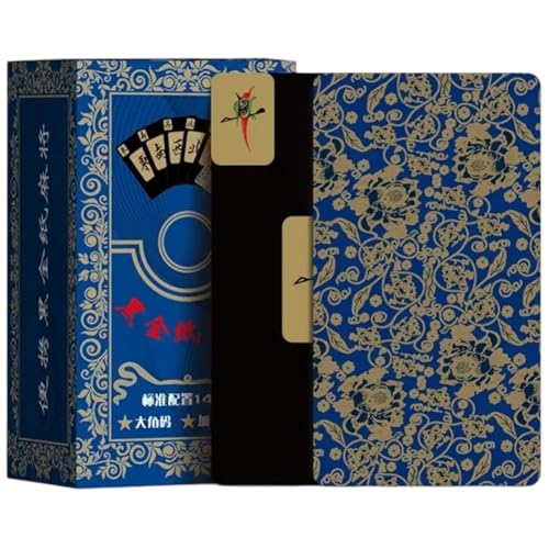 Juego de cartas Mahjong Black Gold 148 piezas miniatura 5