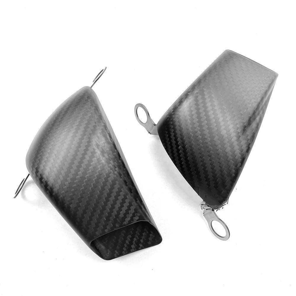 Refrigeración de pinza de freno Pinza delantera de motocicleta de 100 mm y 108 mm, cubierta de radiador, conductos de aire, montaje de refrigeración de frenos, piezas modificadas(Plain Gloss 108MM)
