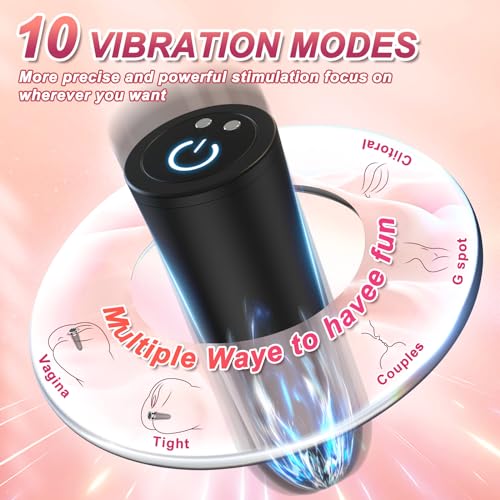 Image of 3 in 1 Pocket Pussy Male Masturbator with Bullet Vibrator 10 Patterns-Adult Sex Toy for Men Penis Stimulation,Blowjob Stroker Toy with 3D Realistic Tight Anus&Real Mouth for Man Masturbation Pleasure