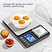 KUAIVO Küchenwaage Digital 15 kg / 0,01 g, Hochpräzise Zweibereichs Waage Küche mit Addierfunktion, Tara-Funktion, 7 Maßeinheiten, Küchenwaage zum Kochen und Brotbacken, inkl. Batterien