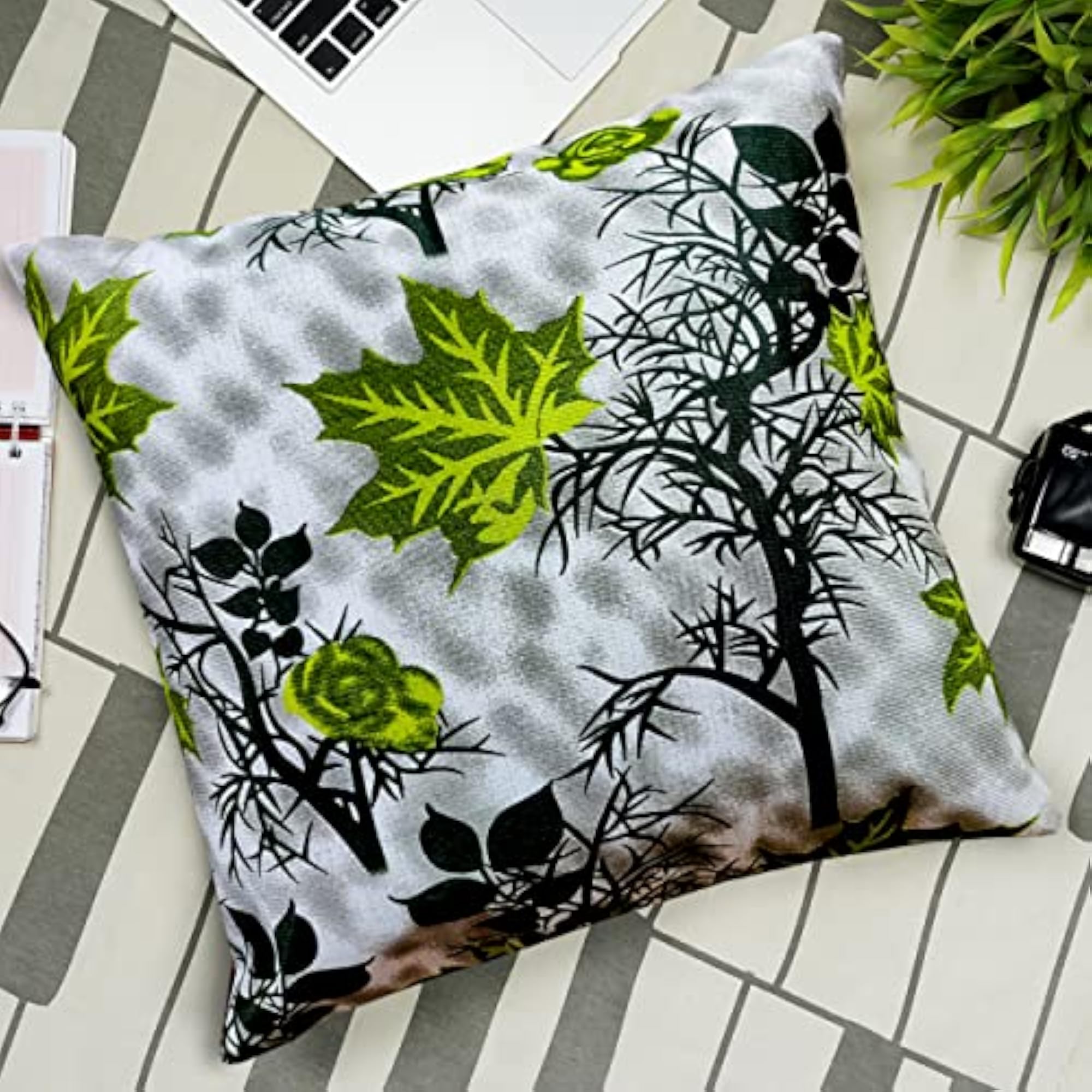 Reversible Decorative Cushion Covers Set of 2