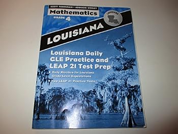 Paperback Mathematics-Grade 4; Louisiana Daily CLE Practice and LEAP 21 Test Prep Book
