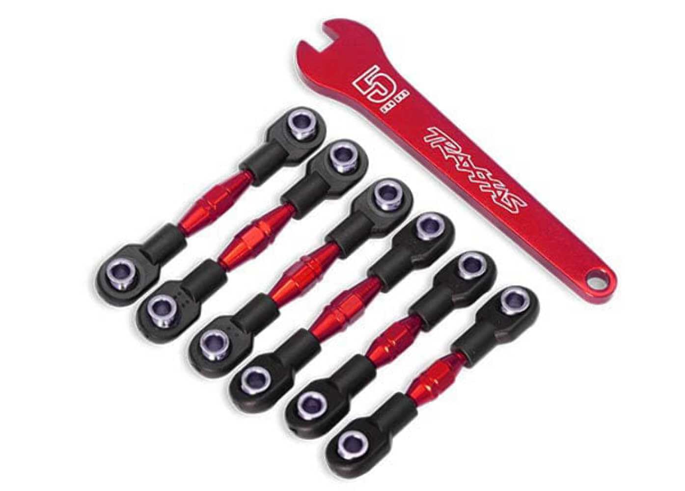 Amazon.com: Traxxas TRA8341R Turnbuckles, Aluminum (red-Anodized