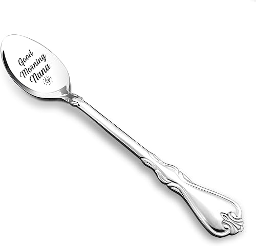 Miniatura 2 de Los mejores regalos para nana, regalo de nieto para nieta, regalos de nana para cumpleaños, Navidad, día de la madre, cuchara de café para abuelita,