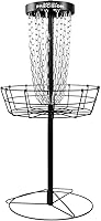 MVP Black Hole Precision Portable Disc Golf Basket - 12 Heavy-Duty Chains, Quick Setup Target for Backyard Practice & Precision Putting