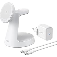 Anker MagGo Caricatore Wireless iPhone Magnetico 15W (Dock Stand)