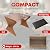 GasOne 15” Portable Charcoal Grill – Foldable BBQ Grill – Camping Grills for Backyard, Bonfire, Patio – Heavy-Duty Portable Fire Pit – Camp Cooking Gear, Brown