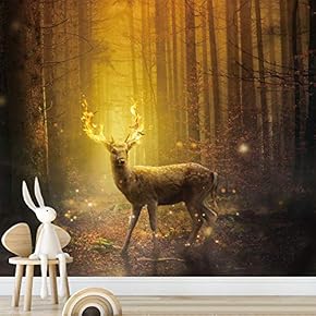 signwin Wall Mural Wild Animals Removable Self-Adhesive Wallpaper...