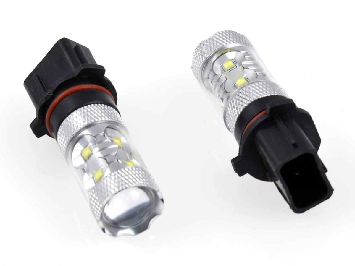 EinParts P13W LED Lampadine 6000K (Bianco) CANBUS 12V per Auto 10 x CREE XB D LED, PG18.5D-1