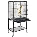 ZENY Bird Cage with Stand Wrought Iron Construction 53-Inch Pet Bird Cage Play Top Parrot Cockatiel Cockatoo Parakeet Finches Birdcage