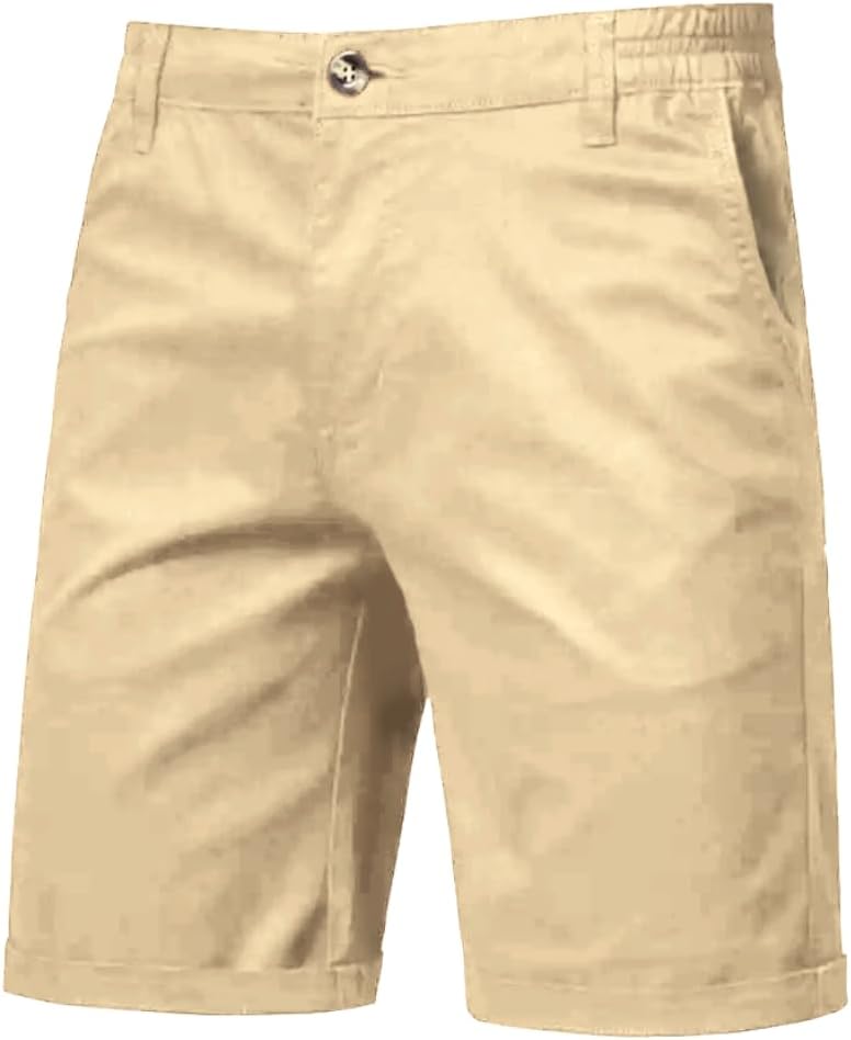 Bermuda De Sarja Masculina Slim Color Alfaiataria Sport Fino de Algodão com Elastano Diversas Cores