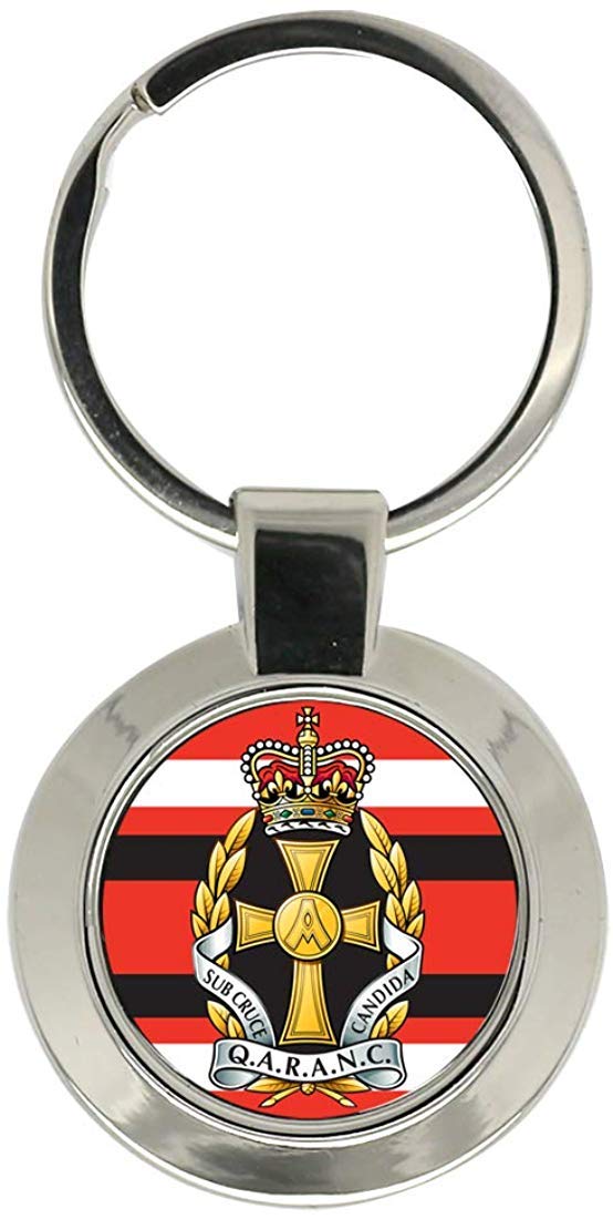 Giftshop UK Queen Alexandra's Royal Army Nursing Corps, British Army Key Ring