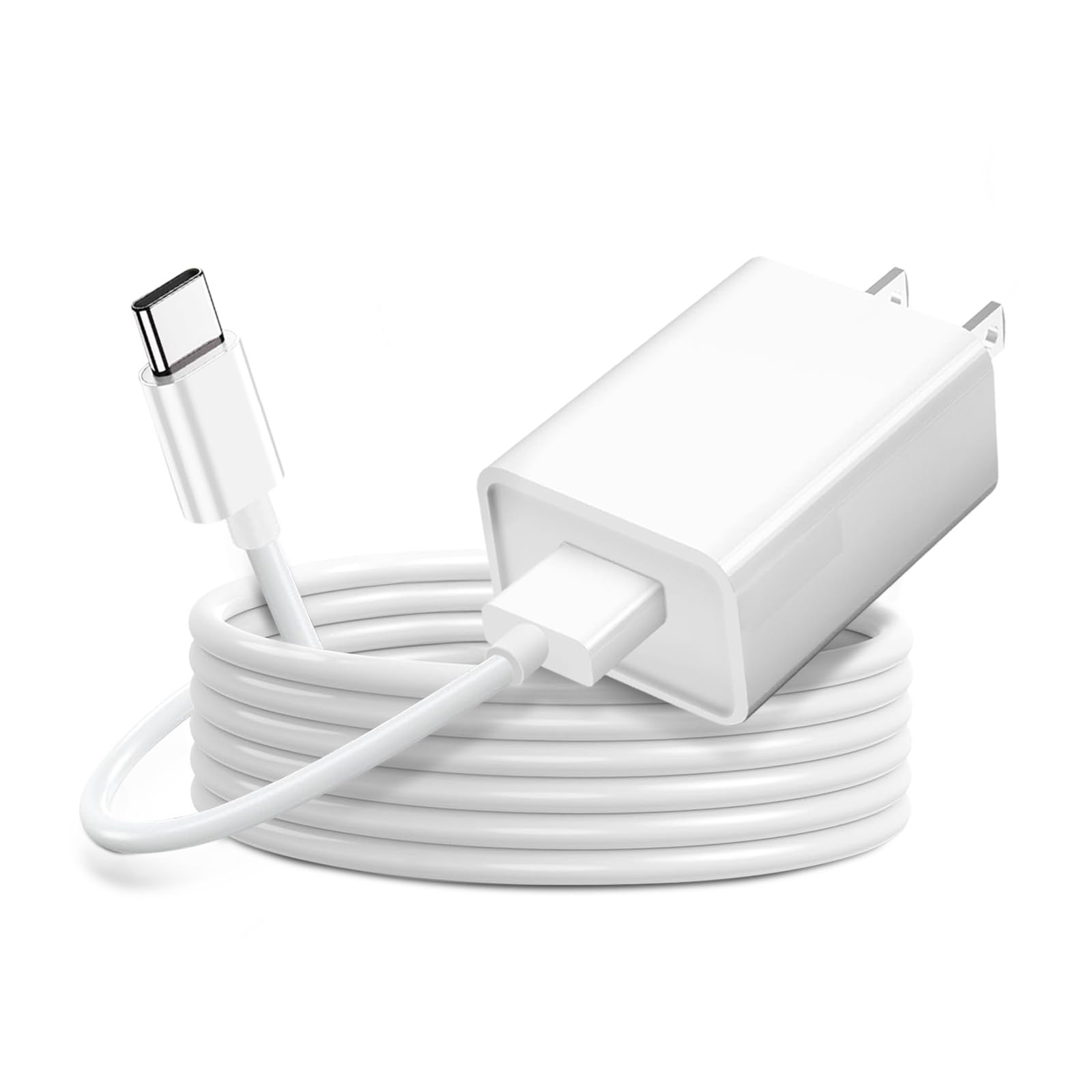 25W USB C Rapido Caricatore con 1.5m C a C Cavo Ricarica, Compatibile