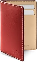 DailyObjects Hunter Terracotta Red Log Bi-Fold Wallet | Compact and travel friendly structure | Durable, contemporary, and sophisticated | Premium Pebbled Leather | Manufactured in India | For Men