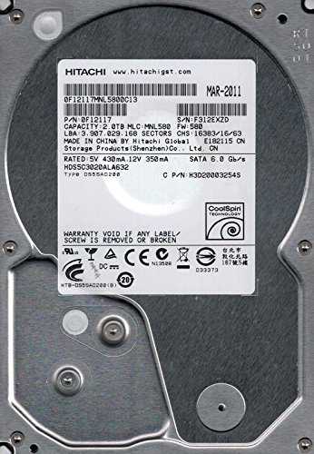 Preisvergleich Produktbild Hitachi HDS5C3020ALA632 P / N: 0F12117 2TB MLC: MNL580