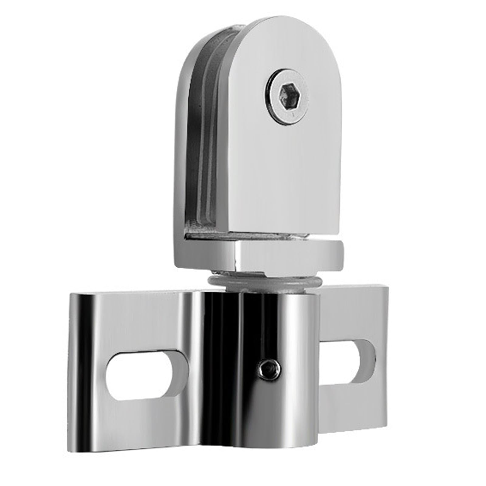 Glass Door Hinges Heavy Duty Shower Door Hardware Display Cabinet Showcases Clamp Pivots Hinges for Bathroom Glass Shower Screen